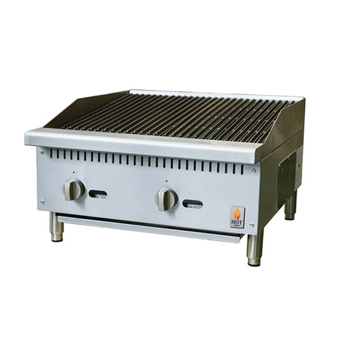 Countertop Gas Charbroiler HZ-CB24-M
