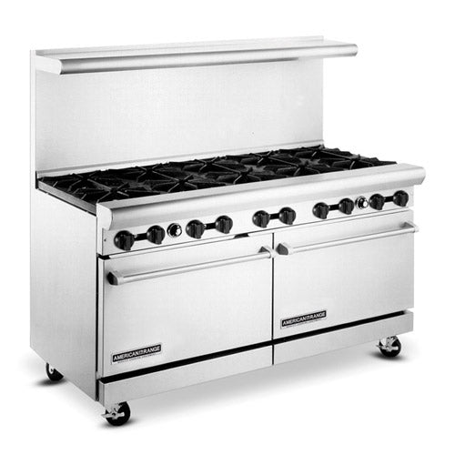 American Range AR-10 60 Propane Gas Range With 10 Open Burner