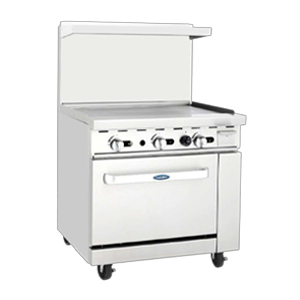 Atosa AGR-36G-NG 36″ Propane Gas Range With 36 Griddle