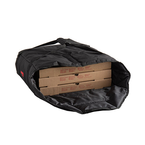 Cambro GBP220110 20 3/4 x 21 3/4" Insulated Black Standard Pizza Delivery Bag
