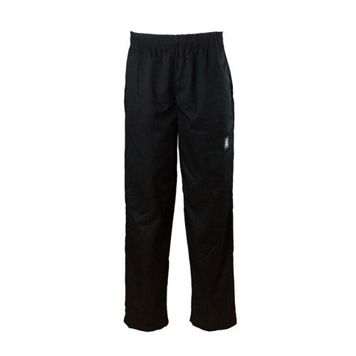 Chef Revival P020BK-M Solid Black Baggy Chef Pants - Medium