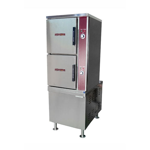 Crown ECX-2-36 6 Pan Electric Convection Steamer on Cabinet Base – 3Ph, 240V