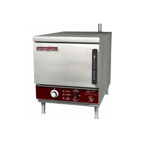 Crown EPXN-3 3 Pan Electric Countertop Convection Steamer – 1Ph, 208V