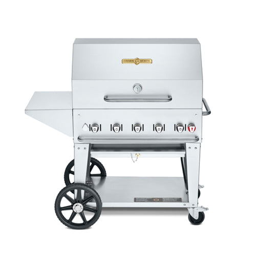 Crown Verity CV-MCB-36PKG 36″ Natural Gas Mobile Outdoor Grill