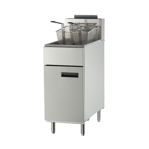 EFI RCTFS-40-N 40 Lb Floor Natural Gas Fryer