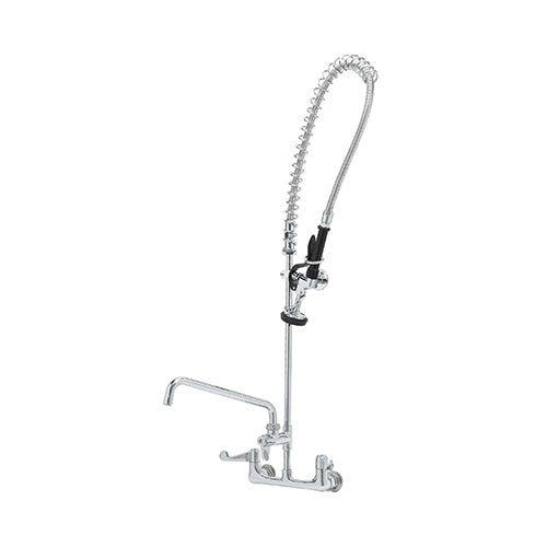 EFI SIF-P8WW12 Wall Mount Pre-Rinse Assembly With 8 Center and 12" Add On Faucet