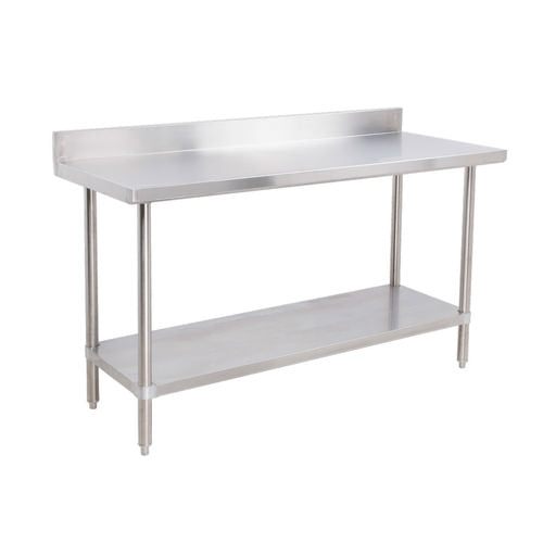EFI TB2436 24 x 36" 18 Gauge Stainless Steel Work Table With 4" Back Splash