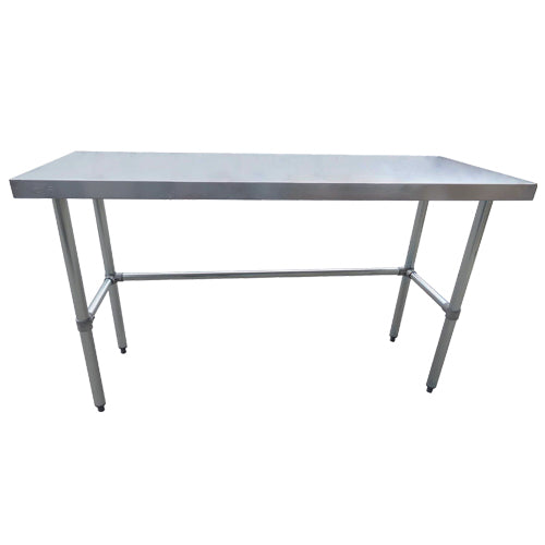 EFI TLB3036 30″ x 36″ 18 Gauge Stainless Steel Work Table With Leg Brace