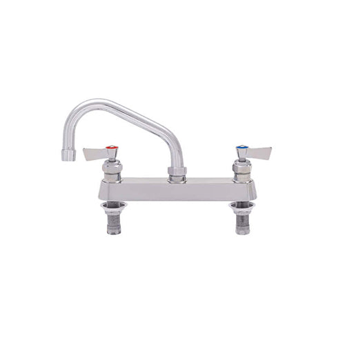 Fisher 33130 Brass Deck Mount Faucet With 8″ Centers and 12″ Swing Nozzle