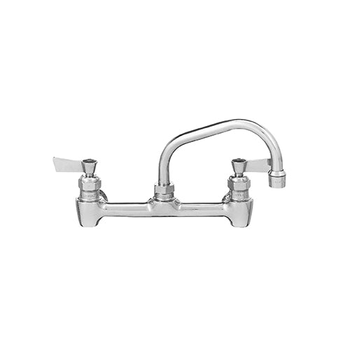 Fisher 64730 Brass Wall Mount Faucet With 8 Centers and 6" Swing Nozzle - EZ Install