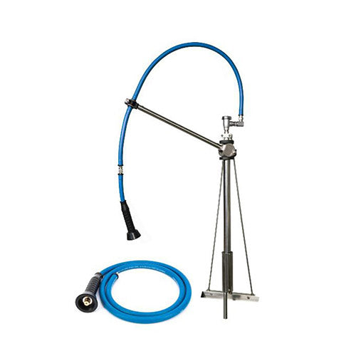 HIMI Instinct IF5405 V Mount Pre-Rinse Faucet With 54 Hose - Vacuum Breaker & 6' Extension Hose