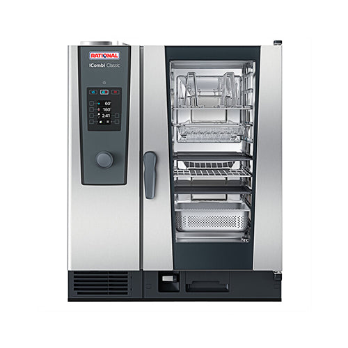 Rational iCombi Classic ICC-10-HALF-E LM200DE 10 Pan Half Size Electric Combi Oven - 3Ph, 208V