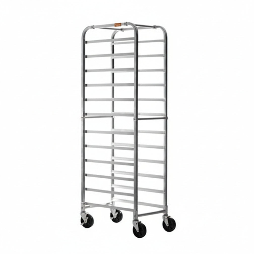 Rosko RO-RACK-1218-ALU 12 Pan Open Bun Pan Rack