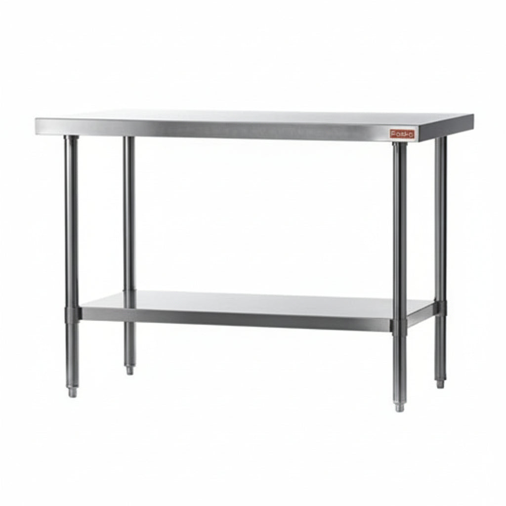 Rosko RO-WT-7224 24 x 72" 18 Gauge Stainless Steel Work Table