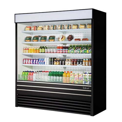 Turbo Air TOM-72EB-N Black 72 Air Curtain Merchandiser