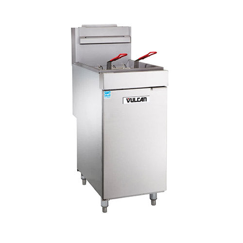 Vulcan 1VEG35M 35 Lb Energy Star Floor Tube Fired Natural Gas Fryer
