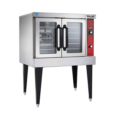 Vulcan VC4ED Single Standard Depth Full Size Electric Convection Oven - 1Ph, 240V