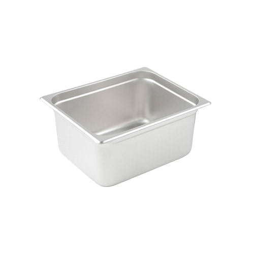 Winco SPJH-206 1/2 Size Heavy Weight Steam Table / Hotel Pan - 6 Deep