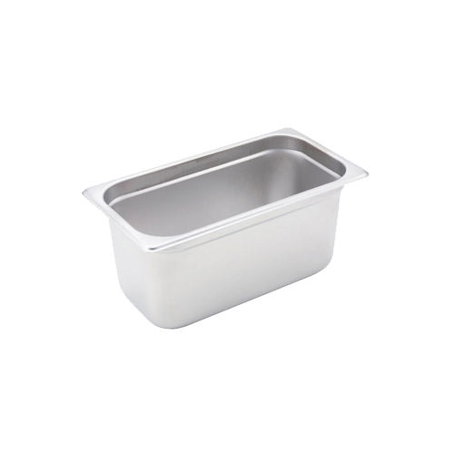 Winco SPJH-406 1/4 Size Heavy Weight Steam Table / Hotel Pan - 6 Deep