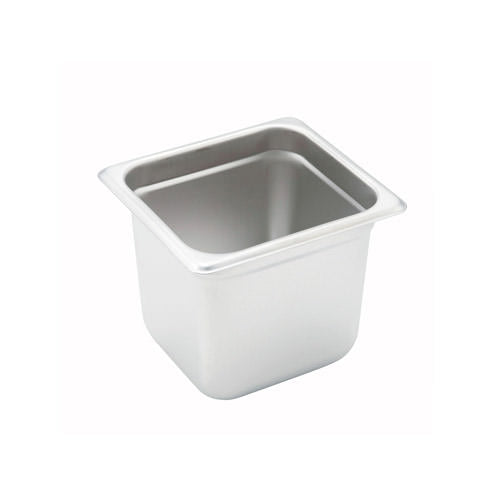 Winco SPJH-606 1/6 Size Heavy Weight Steam Table / Hotel Pan - 6 Deep