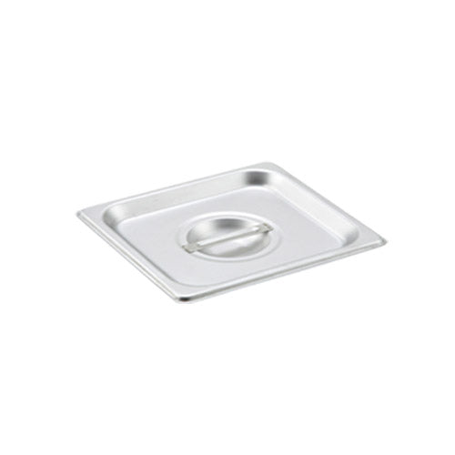 Winco SPSCS 1/6” Size Stainless Steel Solid Steam Table / Hotel Pan Cover