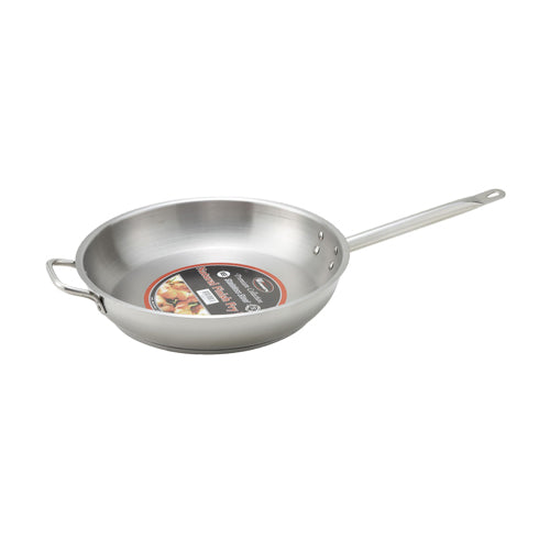 Winco SSFP-9 9 Premium Stainless Steel Fry Pan