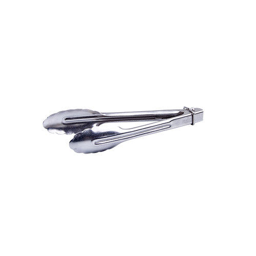 Winco UTLK-7 7 Heavy Weight Stainless Steel Utility Tong with Locking Ring