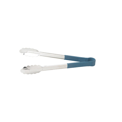 Winco UTPH-12B 12 Blue Heat Resistant Utility Tong