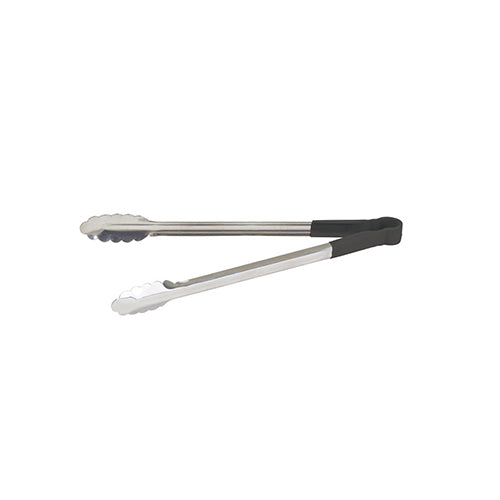 Winco UTPH-16K 16 Black Heat Resistant Utility Tong