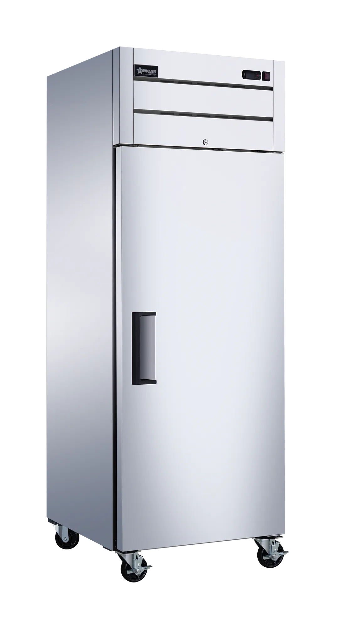 Omcan RE-CN-0029-TM 29" 1-Door Top-Mounted Solid Reach-In Refrigerator, 21.5 cu.ft.