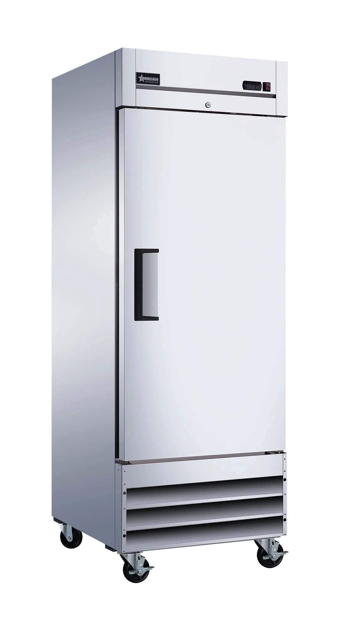 Omcan RE-CN-0029G-TM 29" 1 Glass Door Top-Mounted Reach-In Refrigerator, 21.5 cu.ft.